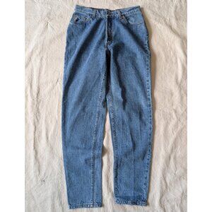 Vintage 1991 Levi's 17501 Women Blue Denim Button Fly Jeans Size 13 29x31 USA